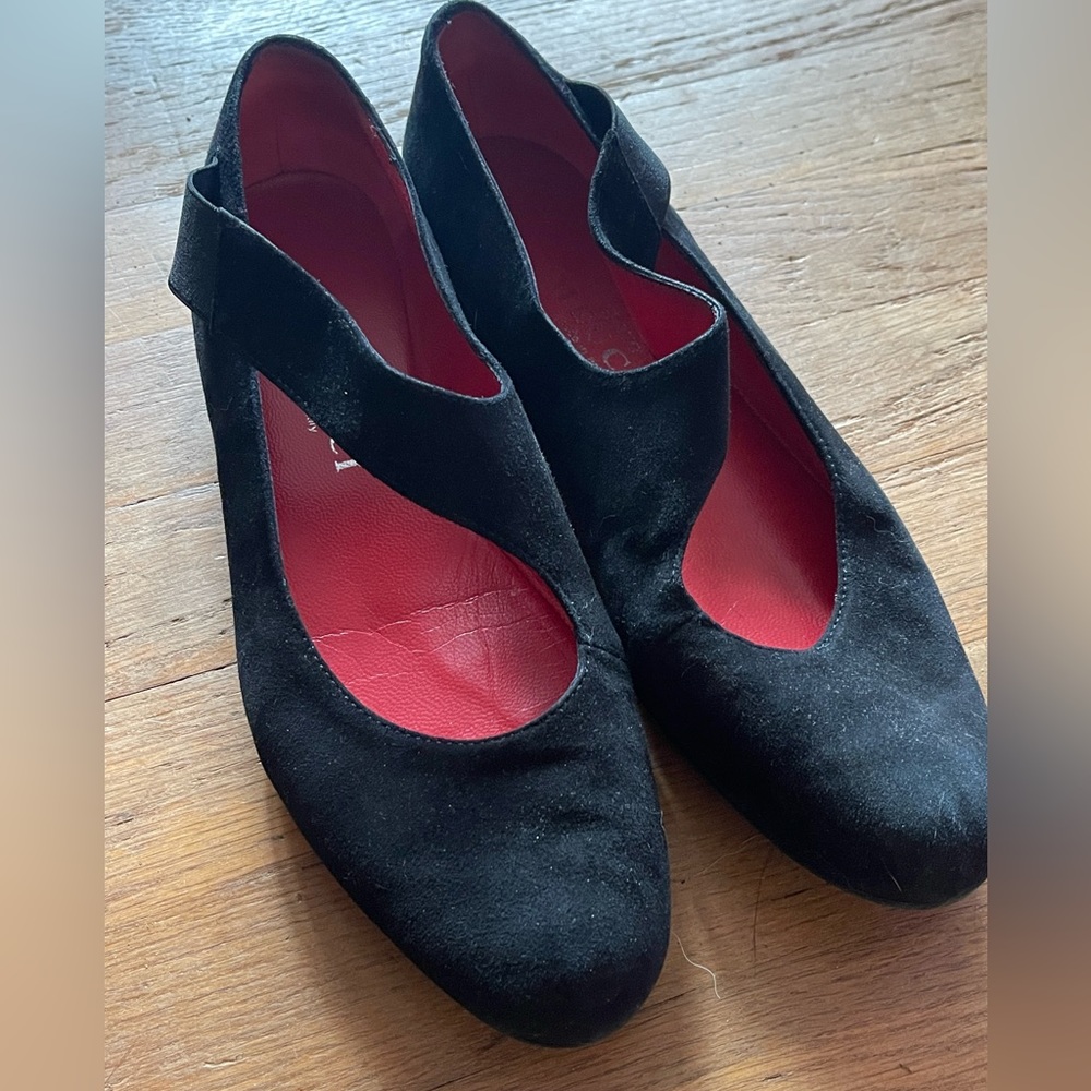 Sesto Meucci Rian Asymmetric Comfort Wedge Flat Black